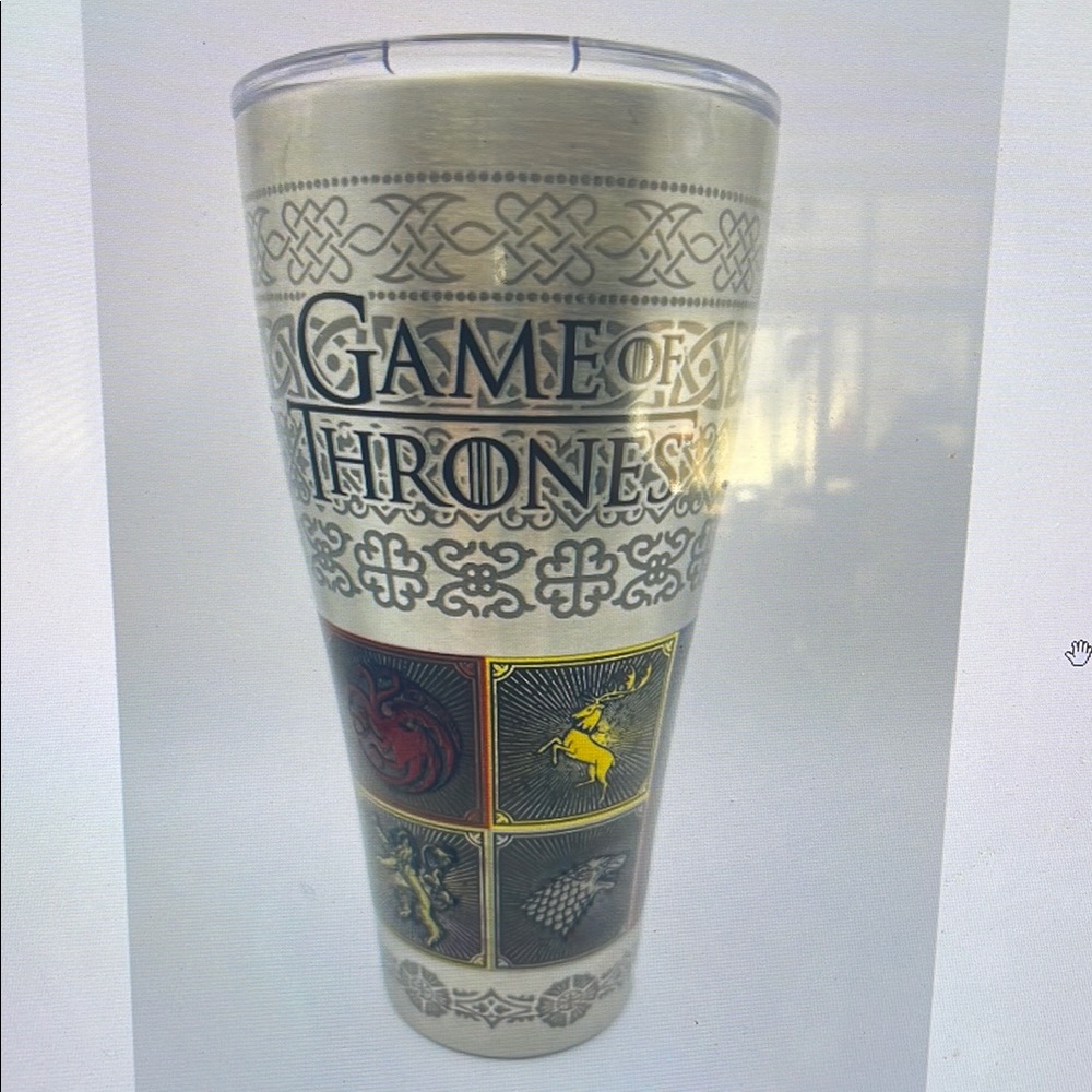 Tumbler - Silver and Black